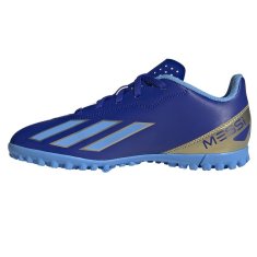 Adidas X CRAZYFAST Club Messi JR TF Dětské fotbalové kopačky/turfy, modré, vel. S 36 2/3