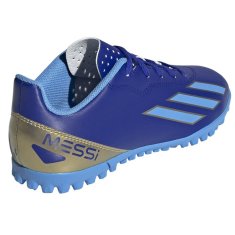 Adidas X CRAZYFAST Club Messi JR TF Dětské fotbalové kopačky/turfy, modré, vel. S 38 2/3