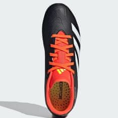 Adidas Predator League L JR MG Dětské fotbalové kopačky, bílá, černá, oranžová, vel. S 32