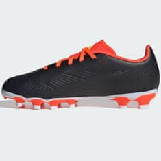 Adidas Predator League L JR MG Dětské fotbalové kopačky, bílá, černá, oranžová, vel. S 32