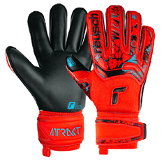 Reusch Attrakt Gold Roll Finger Brankářské rukavice, černo/červené, vel. L 7,5