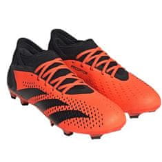 Adidas Predator Accuracy.3 FG Pánské fotbalové kopačky, černá/oranžová, vel. S 39 1/3