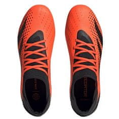 Adidas Predator Accuracy.3 FG Pánské fotbalové kopačky, černá/oranžová, vel. S 39 1/3