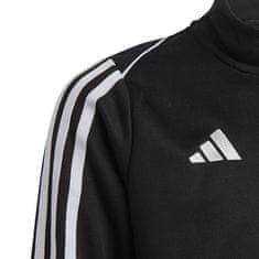 Adidas Tiro 23 TR JR Dětská sportovní mikina se zipem, černá, vel. S 152