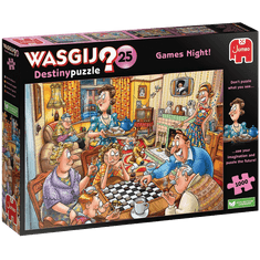 Jumbo Wasgij Puzzle - Games Night!, 1000 dílků