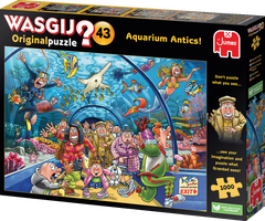 Jumbo Wasgij Puzzle - Akvarium Antics!, 1000 dílků