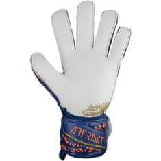 Reusch Attrakt Grip Brankářské rukavice, modro/bílo/oranžovo/zlaté, vel. L 10,5