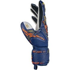 Reusch Attrakt Grip Brankářské rukavice, modro/bílo/oranžovo/zlaté, vel. L 8