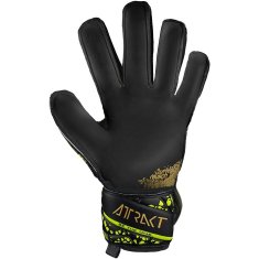 Reusch Attrakt Infinity Finger Support Brankářské rukavice, černo/zeleno/zlaté, vel. L 8