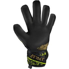 Reusch Attrakt Infinity Finger Support Brankářské rukavice, černo/zeleno/zlaté, vel. L 9