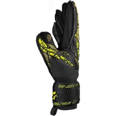 Reusch Attrakt Infinity Finger Support Brankářské rukavice, černo/zeleno/zlaté, vel. L 8