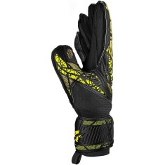 Reusch Attrakt Infinity Finger Support Brankářské rukavice, černá,zelená,zlatá,vel. 8,5