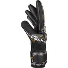 Reusch Attrakt Silver NC Finger Support Brankářské rukavice, černo/zlaté, vel. L 7,5