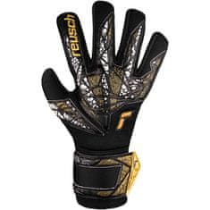 Reusch Attrakt Silver NC Finger Support Brankářské rukavice, černo/zlaté, vel. L 8