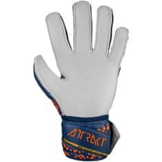 Reusch Attrakt Solid Junior Dětské brankářské rukavice, bílo/modro/zlaté, vel. S 4