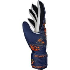 Reusch Attrakt Solid Junior Dětské brankářské rukavice, bílo/modro/zlaté, vel. S 4