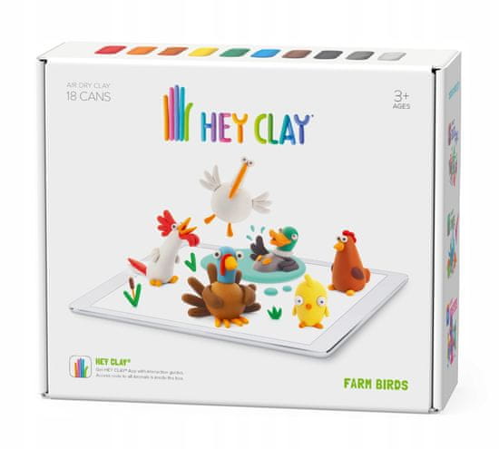 HEY CLAY Birds Modelovací sada - Ptáčci