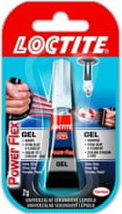 Loctite Vteřinové lepidlo, gelové, univerzální, 2 g - Loctite Super Bond Power Flex Gel