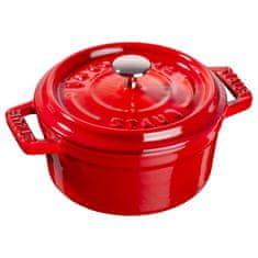 Staub LA Cocotte Mini 250 ML Červená Kokilka Litinová zapékací mísa s víkem