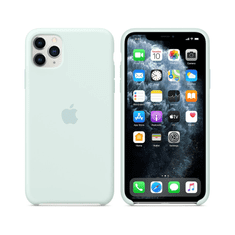 Apple Apple iPhone 11 Pro Max Silikonový kryt - bledě zelená