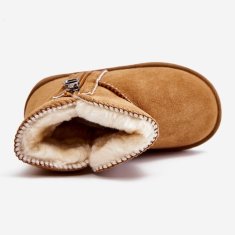 Dětské sněhule Slip-on Warm-up velikost 31