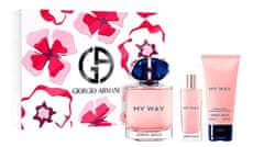 Giorgio Armani My Way - EDP 90 ml (plnitelná) + tělové mléko 50 ml + EDP 15 ml