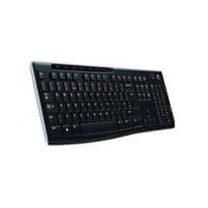 Logitech K270/Bezdrátová USB/CZ-SK layout/Černá