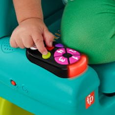 Fisher-Price Křesílko Smart Stages CZ/SK/ENG/HU/PL, hudební výuková hračka pro batolata, vícejazyčná verze HYR95