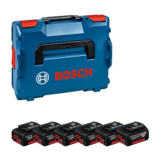 BOSCH Professional sada akumulátorů 6× GBA 18V 4.0Ah (1600A02A2S)