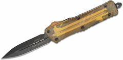 Microtech 142-1DLCTULS Combat Troodon Ultem Top automatický nůž 9,5 cm, černá, hliník