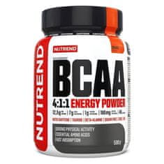 Nutrend BCAA 4:1:1 Energy Powder, 500 g Příchuť: Pomeranč