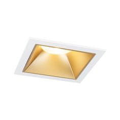 Paulmann PAULMANN LED vestavné svítidlo 3-krokové-stmívatelné Cole Coin IP44 hranaté 88x88mm Coin 6W 230V stmívatelné 2700K bílá/zlatá mat 93132