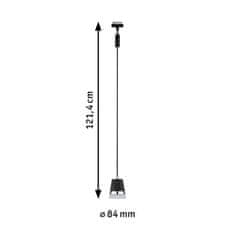 Paulmann PAULMANN URail závěs Cone GU10 max. 10W 230V černá mat 95630