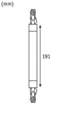 Paulmann PAULMANN URail spojka flexibilní II 227x18mm max. 1000W bílá 95650