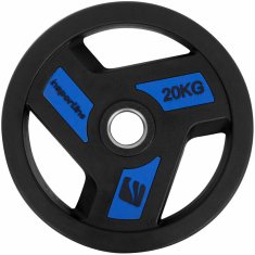 inSPORTline Pogumovaný olympijský kotouč Herk OL 20 kg 50 mm