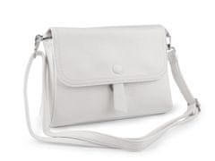 Kraftika 1ks off white kabelka crossbody 27x18 cm, kabelky