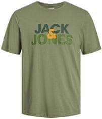 Jack&Jones Pánské pyžamo JACULA Standard Fit 12255000 Oil Green (Velikost S)