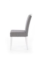 Halmar Dřevěná jídelní židle CLARION bílá / tap: INARI 91 (1p=2szt)