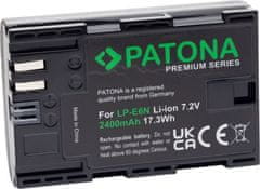 PATONA baterie pro foto Canon LP-E6N 2400mAh Li-Ion Premium