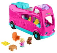 Fisher-Price Little People Barbie karavan snů, světla a zvuky, 2 figurky, pro batolata a předškoláky HYR85