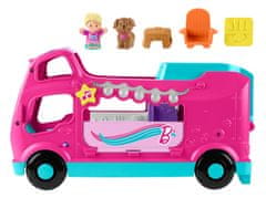 Fisher-Price Little People Barbie karavan snů, světla a zvuky, 2 figurky, pro batolata a předškoláky HYR85