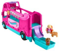 Fisher-Price Little People Barbie karavan snů, světla a zvuky, 2 figurky, pro batolata a předškoláky HYR85