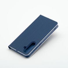 FORCELL Pouzdro / obal na Xiaomi Redmi 12 4G / 12 5G modré - knížkové LUNA Book Carbon