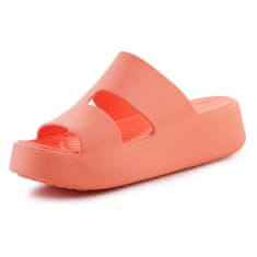 Crocs Pantofle červené 38 EU Getaway Platform H-strap