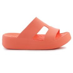 Crocs Pantofle červené 38 EU Getaway Platform H-strap