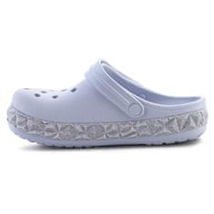 Crocs Dřeváky modré 34 EU Geometric Glitter Band Clog