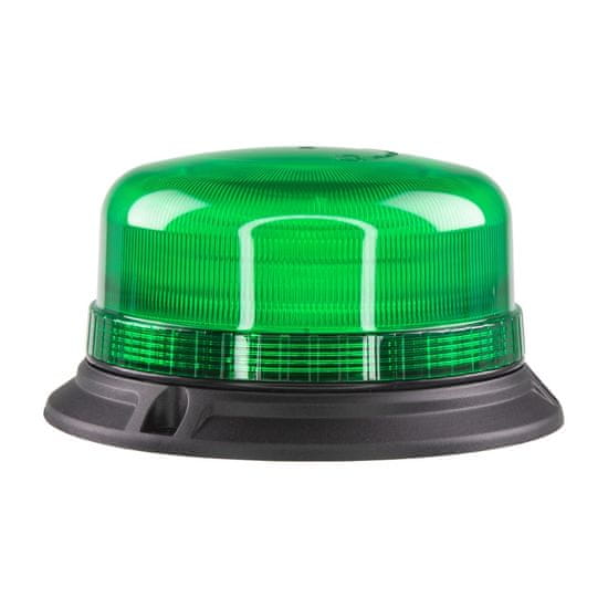 Stualarm LED maják, 12-24V, 36xLED zelený, pevná montáž, ECE R10 (wl812FIXgreen)