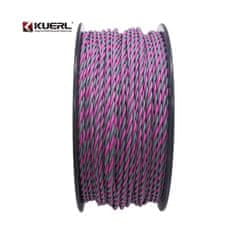 KUERL Kabel kroucený 2x1 mm, fialová, 100 m bal (31212)