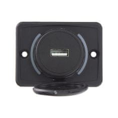 Stualarm 1x USB 2,4A zásuvka 12/24V, montáž na povrch (34661.1)