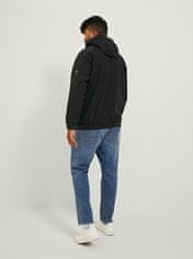 Jack&Jones Plus Pánská softshell bunda JJEBASIC 12236331 Black (Velikost 3XL)